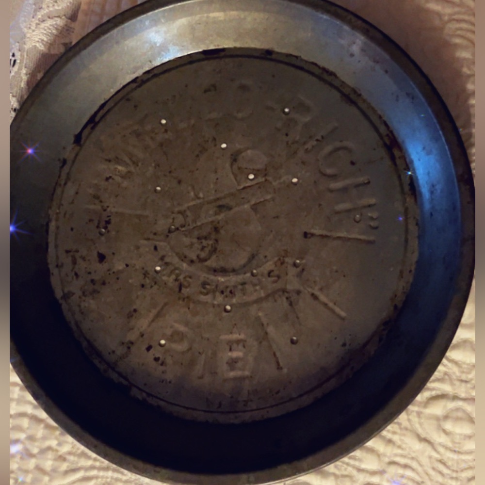 VINTAGE MRS SMITHS MELL-O-RICH PIE PAN